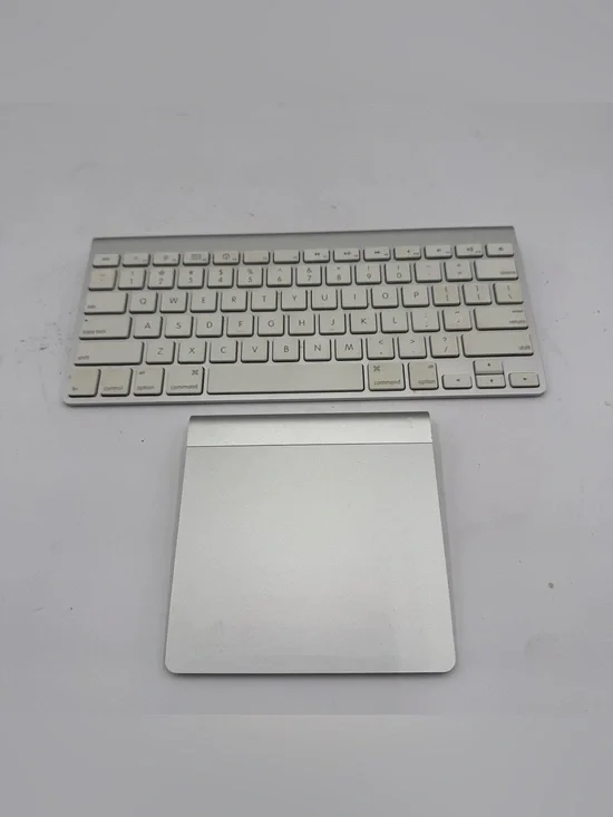 E4 Apple Wireless Keyboard A1255 + Magic Trackpad A1339 Bluetooth Bundle