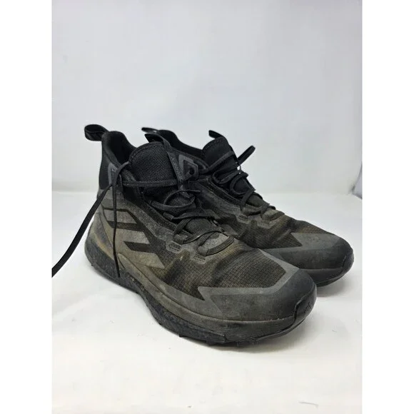 Adidas Terrex Free Hiker 2.0 Goretex Mens 10 Black Hiking Shoes Boost Flaws
