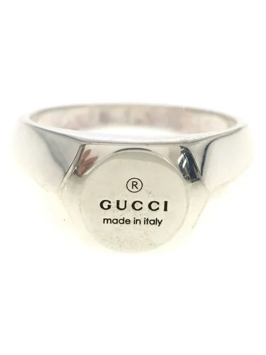 Gucci Trademark Slim Ring Silver
