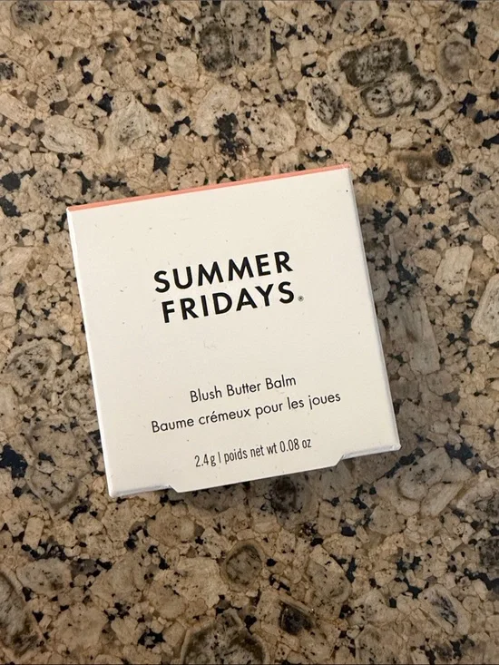 Summer Fridays Blush Butter Balm in Soft Strawberry