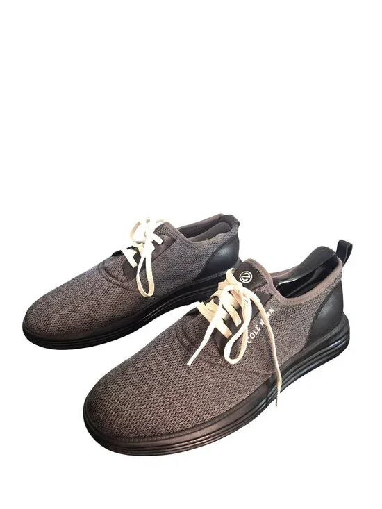 Cole Haan GrandSport Grey Lace-Up Sneakers For Men Size 10 *SH14