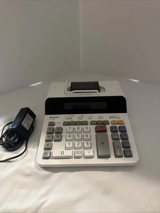 SHARP 12-Digit Thermal Calculator EL-T3301 Large Print (Open Box) - Unused