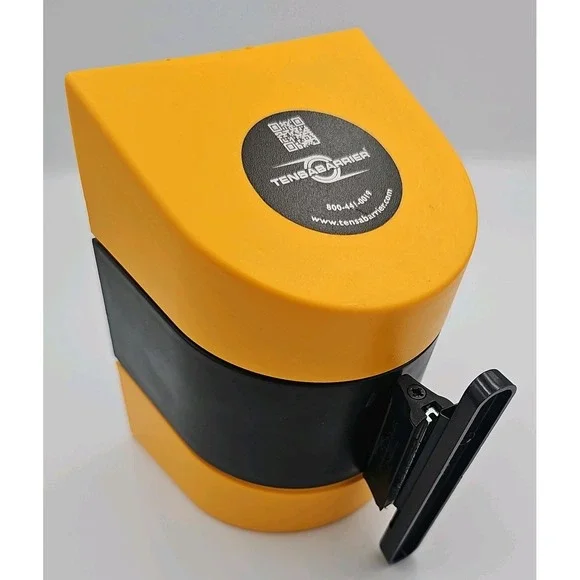 TENSABARRIER Wall Mounted Retractable Belt Barrier YLW/BLK 24'L 897HC-35-D4 NEW