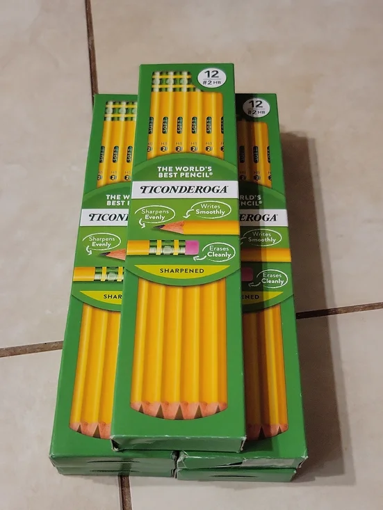 60 Ticonderoga #2 HB Pencils