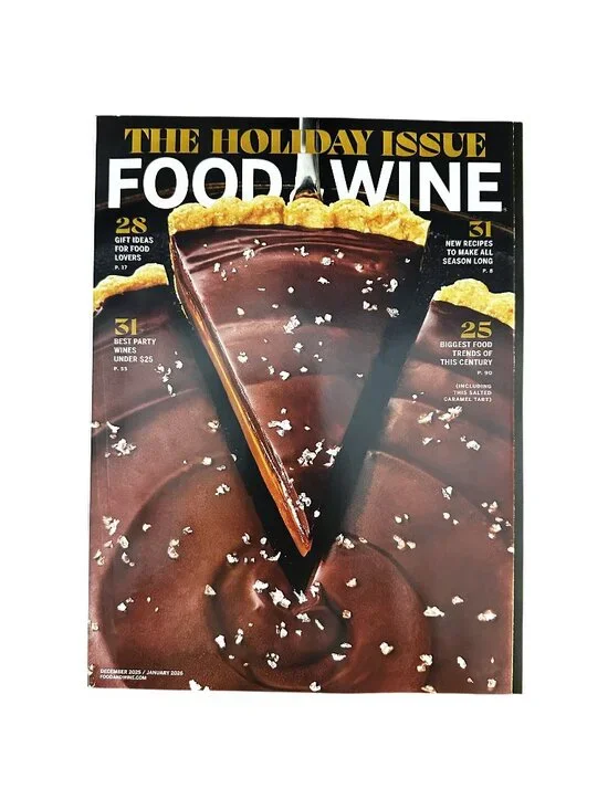 Food and Wine Magazine December 2025 The Holiday Issue Gift Ideas Recipes