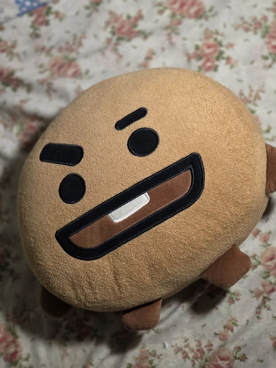 SHOOKy Plush Decorative Pillow - Tan