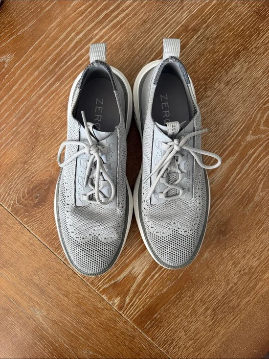 Cole Haan Men's Knit Oxfords - Light Gray