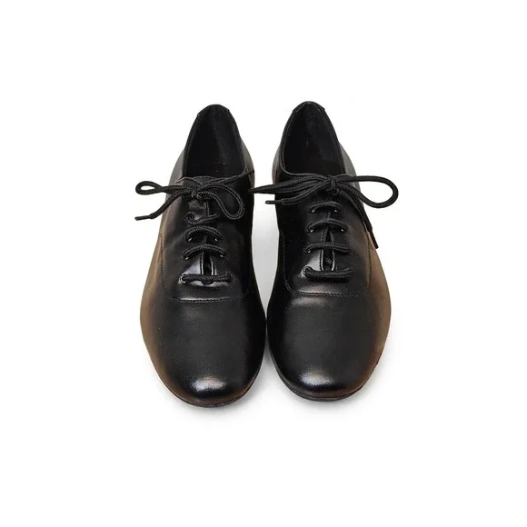 Capezio SD103 Dance Shoes Men 10M Black Like New Leather Sole Lace Up Oxford