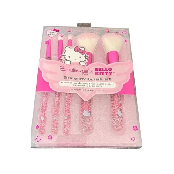 Crème Shop x Hello Kitty Luv Wave Brush Set