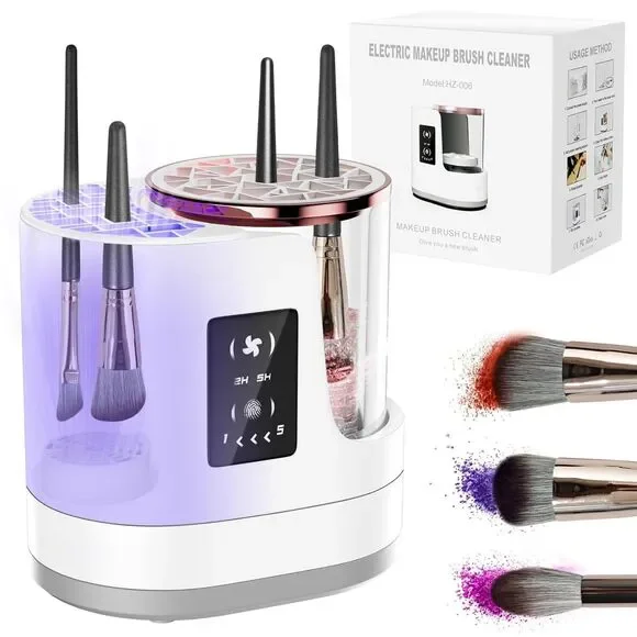 NWT 3 IN 1 Electric Makeup Brush Cleaner
