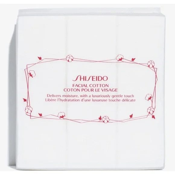 Shiseido Facial Cotton 165 Sheets 100% Cotton Face Pads New Sealed Japan