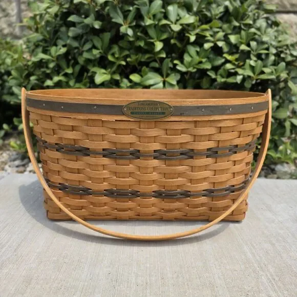 Longaberger 1995 Edition traditions collection family basket With Handle