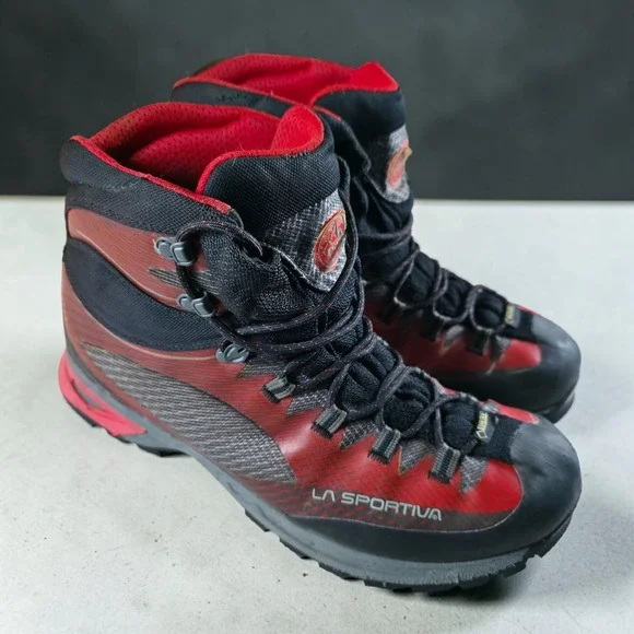 La Sportiva Trango‎ TRK GTX Hiking Boots Mens 12 Red Black Gore-Tex Waterproof