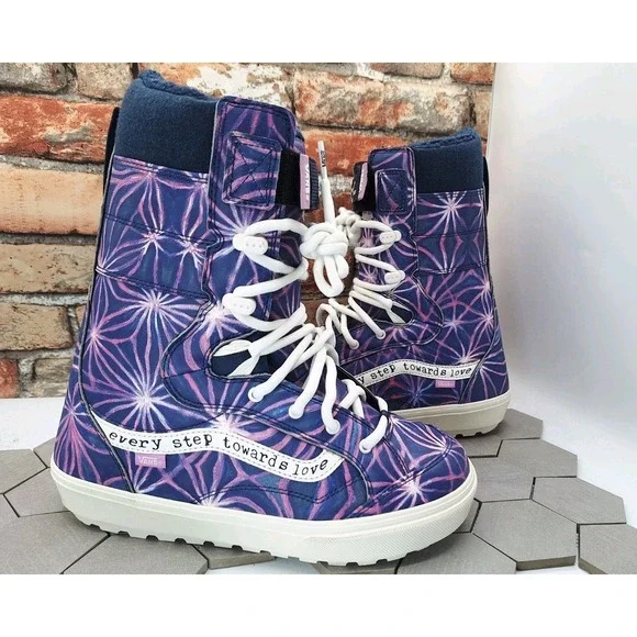 MEN Vans Hi-Standard LL DX Pro Snowboard Boots 11 Mike Rav Pro Purple Grape Rare