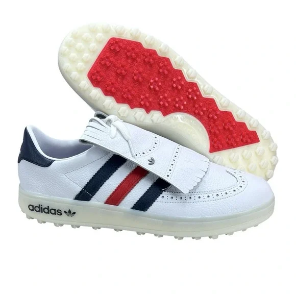 adidas Coursecup Spikeless Golf Shoes Mens 12 USA Red White Blue New IH2266