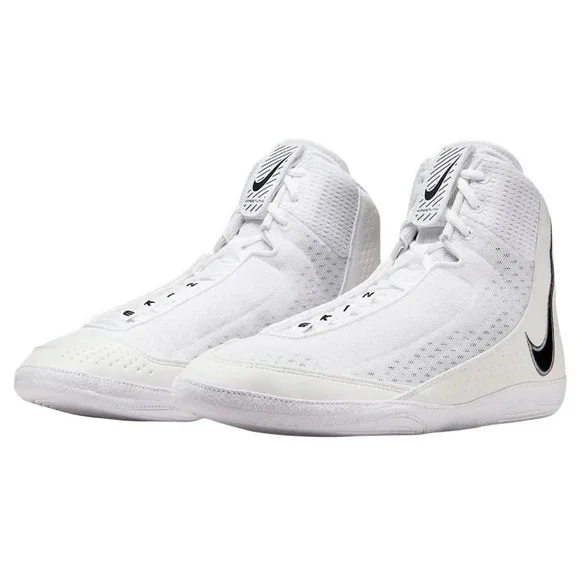 Nike Inflict 4 Wrestling Shoes White Mens size 9.5 HM9674-100