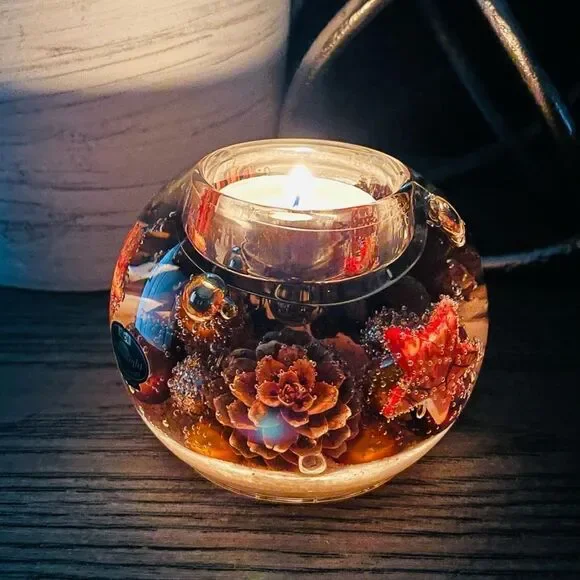 Traumlicht Germany Dreamlight Fall Floral Candle Holder