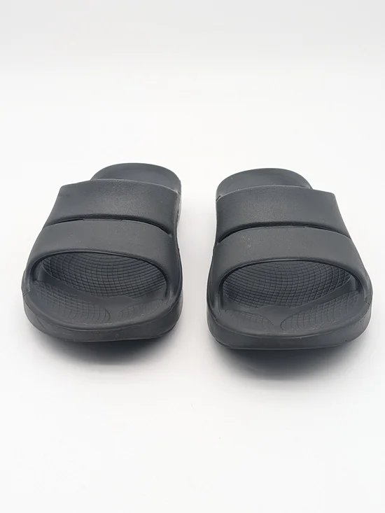 OOFOS OOahh Men's Black Slide Sandals Slip-On Cushioned Lightweight M7-W9