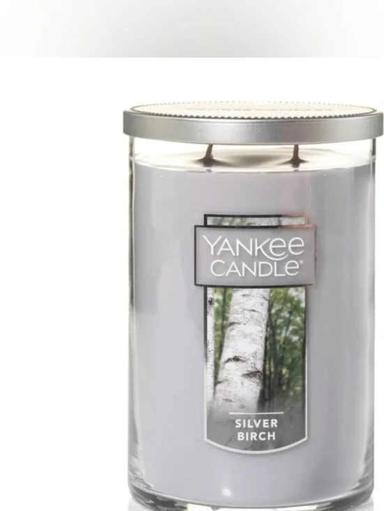 Yankee Candle Silver Birch 2 Wick Candle