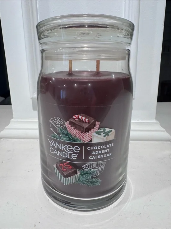Yankee Candle Chocolate Advent Calendar Large Jar Candle 20oz NEW