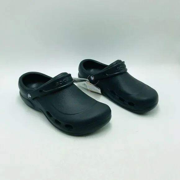 Crocs at Work Specialist Vent Clog Men's 10 Women's 12 Solid Black
