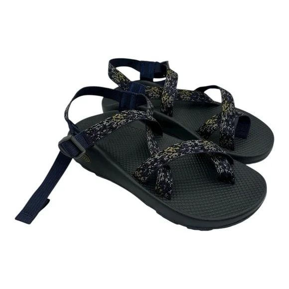 Chaco Z/2 Classic Sandals Mens Sz 9 Navy Blue‎ Adjustable Strap Spay JCH108691
