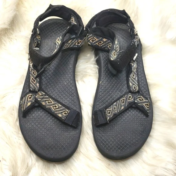TEVA Cross Terra Sport Sandals S/N 6678 Men Size 9 Blue And Gray