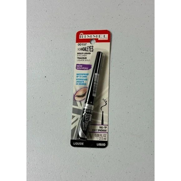 Rimmel London Scandaleyes Bold Liquid Eyeliner #001 Black