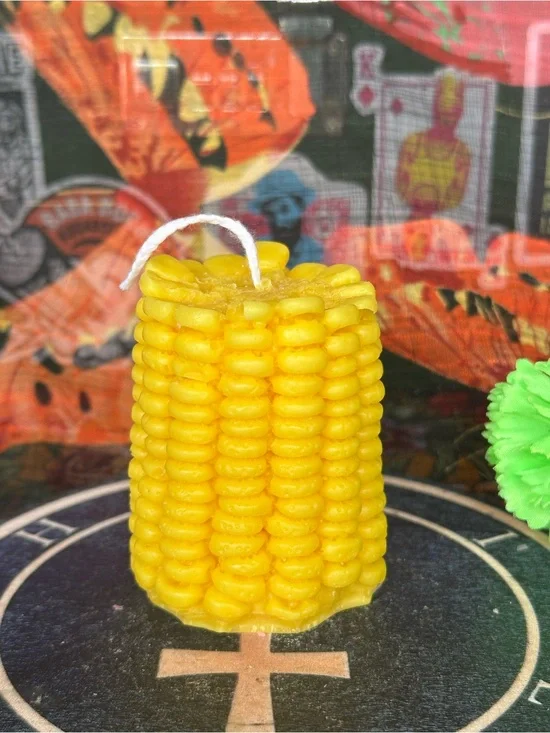 Handmade Corn on the Cob Candle – Yellow Food Shaped Candle