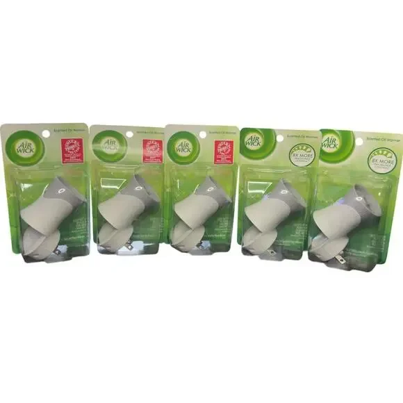 Lot Of 5‎ Air Wick 360 Degree Fragrance Release Warmer Air Freshener EM8122