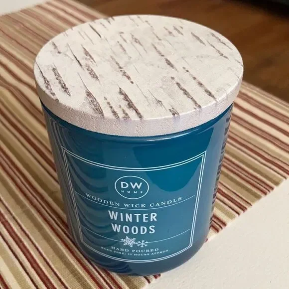 DW Home Winter Woods Wooden Wick Candle