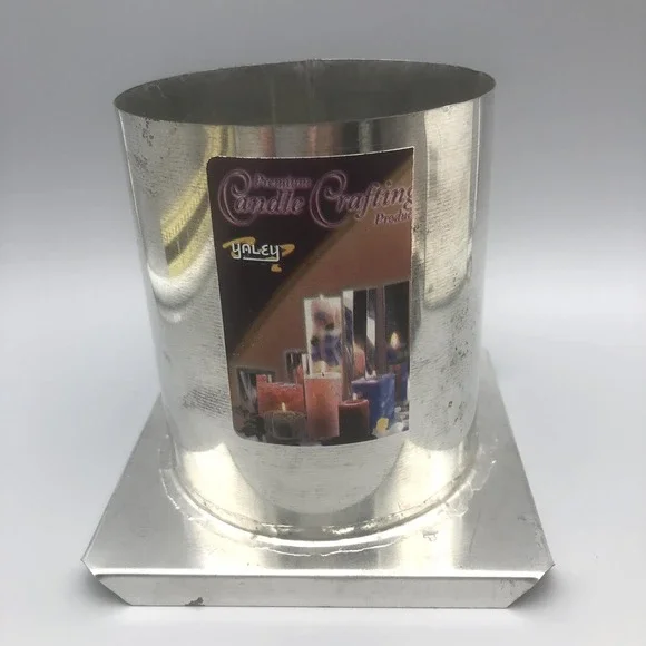 Vintage Yaley Metal Candle Making Mold 110202 Round 4