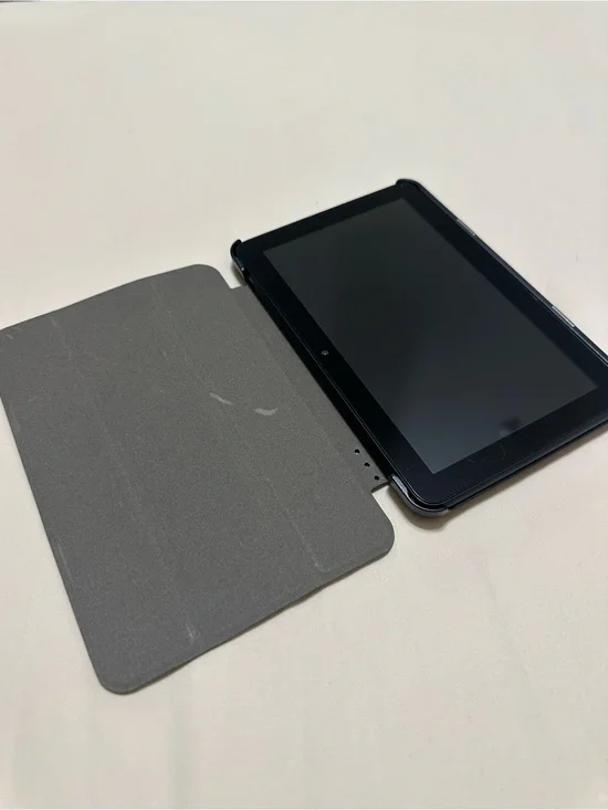 Amazon Fire 7 Black Tablet with Gray Smart Cover