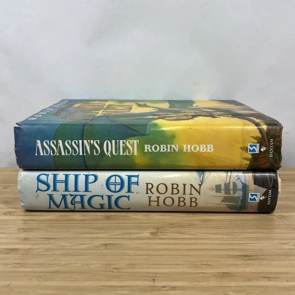 Robin Hobb Lot 2 1st Edition 1st Print Assassin's Quest Ship of Magic Hardcover
