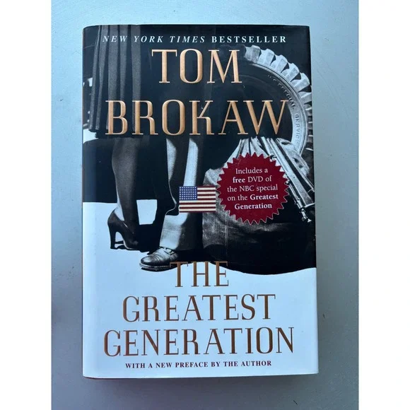 The Greatest Generation Tom Brokaw Hardcover 2004 Edition with Bonus NBC‎ DVD