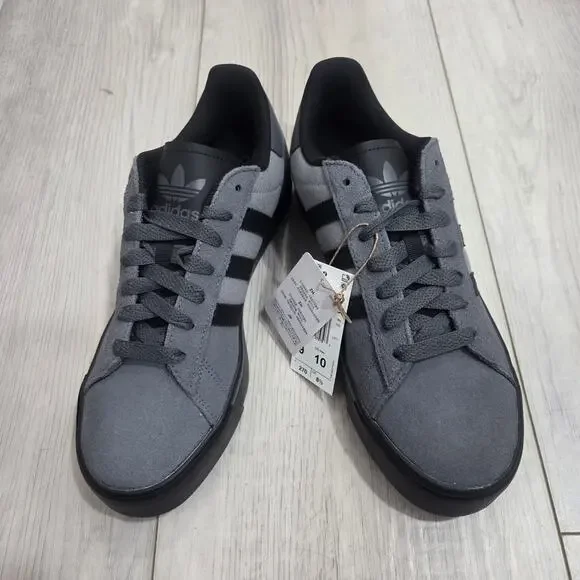 ❤️NWT❤️ Adidas Campus  Men's Charcoal and Black Sneakers