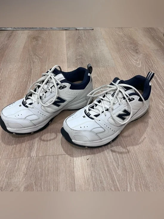 New Balance 608v2 Chunky Dad Shoes White Navy US Men 10.5 Wide
