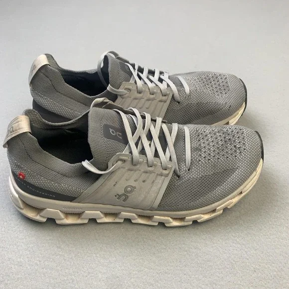 On Cloudswift Shoes Mens Size 8.5 Gray Mesh CloudTec Road Running Sneakers