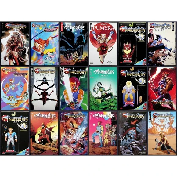 Dynamite ThunderCats Comic Book Lot # 18 Modern Keys Lost Pumyra Snarf Variant‎