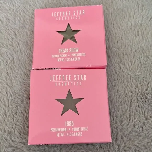 Jeffree Star Pressed Pigments-Freak Show & 1985 New One Now Added Blood Sugar