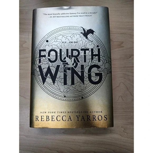Fourth Wing by Rebecca Yarros Hardcover First Edition Fantasy Red Tower Book