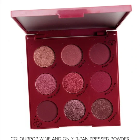 ColourPop Wine and Only 9-Pan Pressed Powder Palette NIB