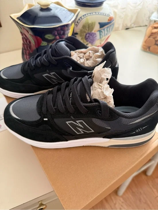 New Balance Black and Gray Andrew Reynolds 993-Style Men's Sneaker