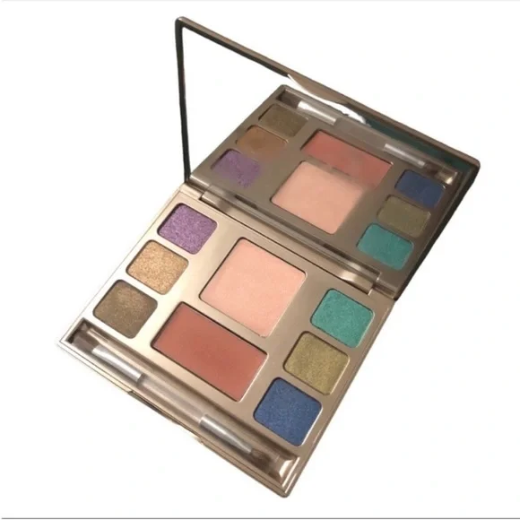 Vintage DuWop Cosmetics Peacock Eye & Face Palette Limited Edition Y2K 2000s NWT