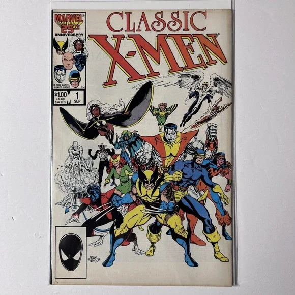 Classic X-Men #1 SEPT 1986 Marvel Comic‎ Book Wolverine Storm Angel Colossus