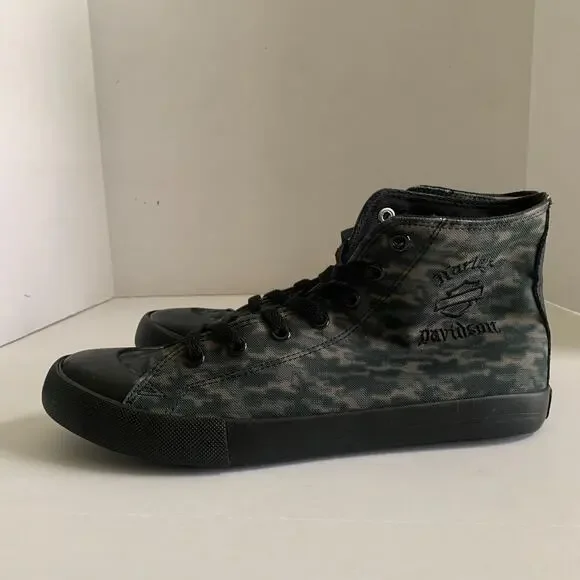 Harley Davidson Men's Size 8 Baxter High Top Camo Sneaker Shoes D93903 New