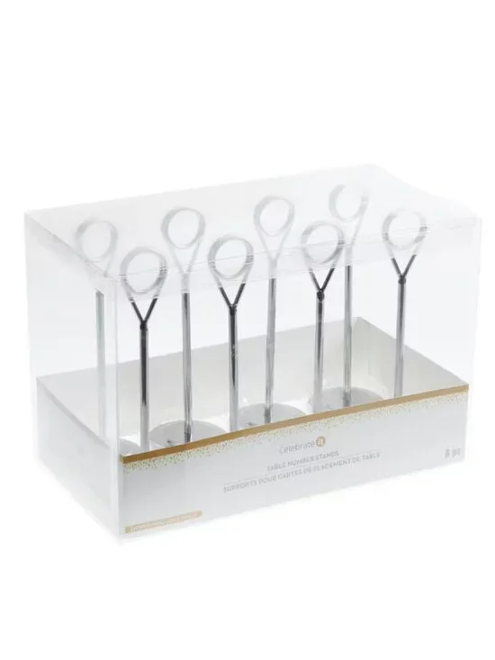 Celebrate Silver Table Number Holders 6