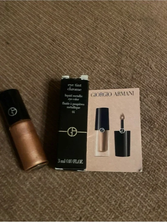 Giorgio Armani Eye Tint Chrome Liquid Eyeshadow - Rose Gold