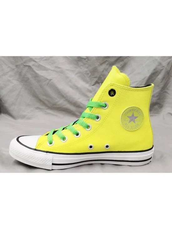 Converse Chuck Taylor All Star Hi 169453C Yellow Synthetic Mens 4 Womens 6