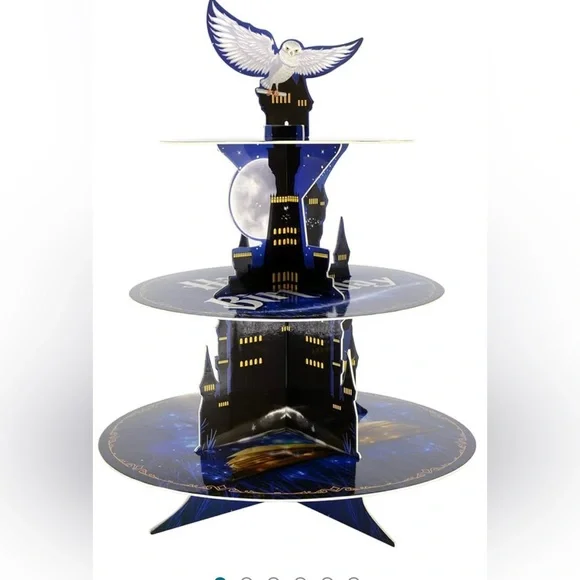 KALEFO Magical Wizard‎ 3 Tier Cupcake Stand